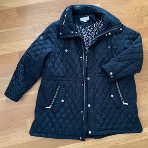 Women’s Michael Kors Qulited Winter Coat - Black